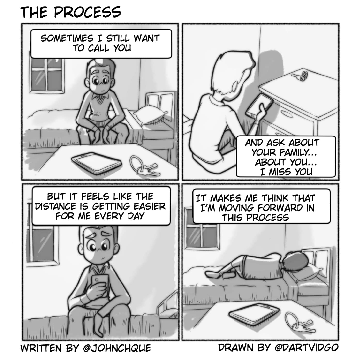 Letting Go Comics 1 - The process