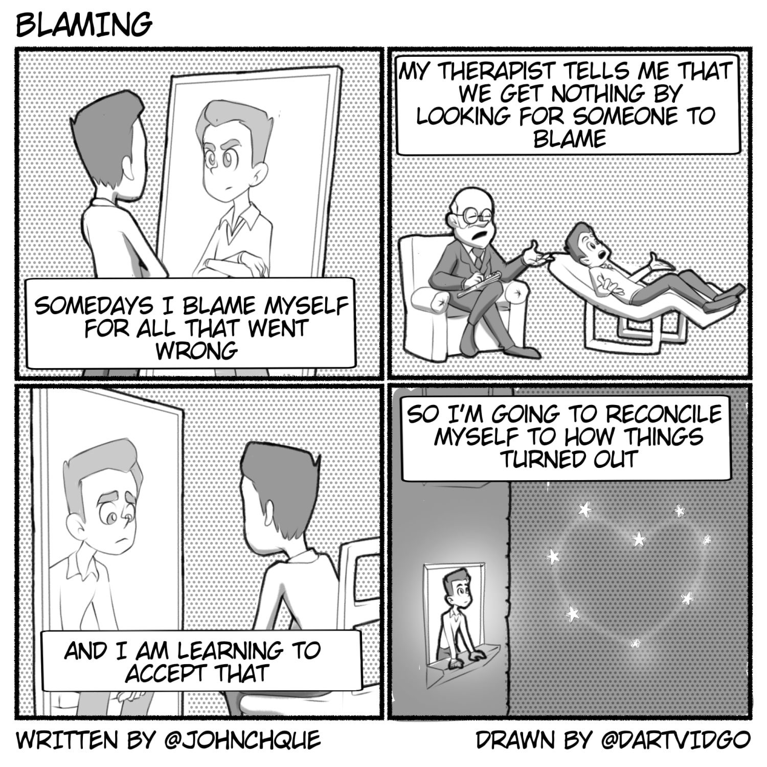 Letting Go Comics 1 - Blaming