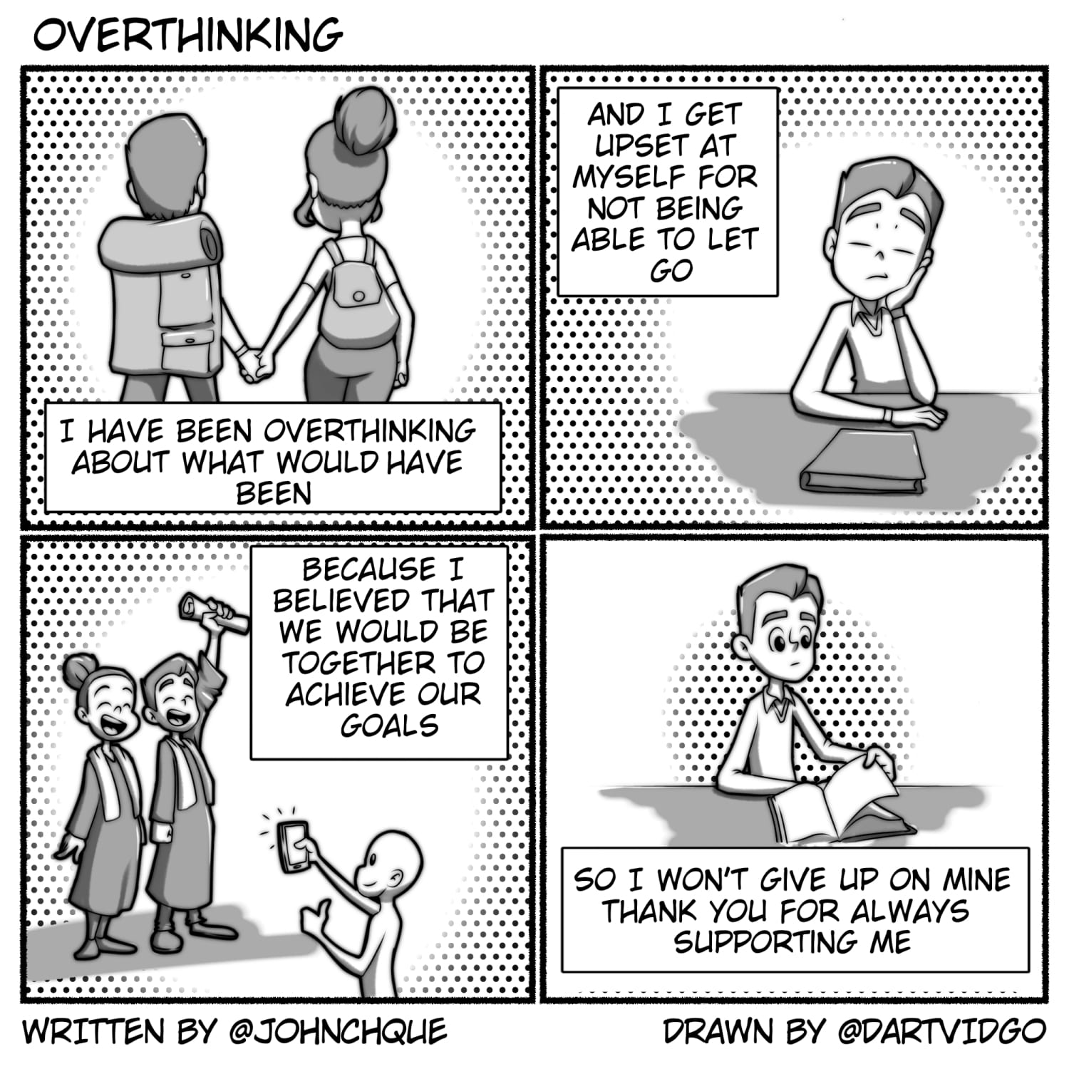 Letting Go Comics 1 - Overthinking